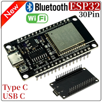 ESP32 Development Board CH340C WiFi+Bluetooth Ultra-Low Power Dual Core ESP32-DevKitC-32 ESP-WROOM-32 32U Expansion Board 30 pin