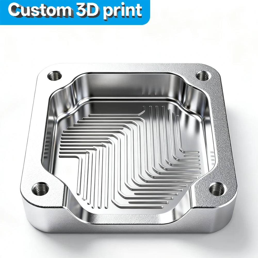Custom Aluminum Parts 3D Metal Aluminum Printing Services CNC Machining Precision Manufacturing SLM 3D Printers CNC Machined