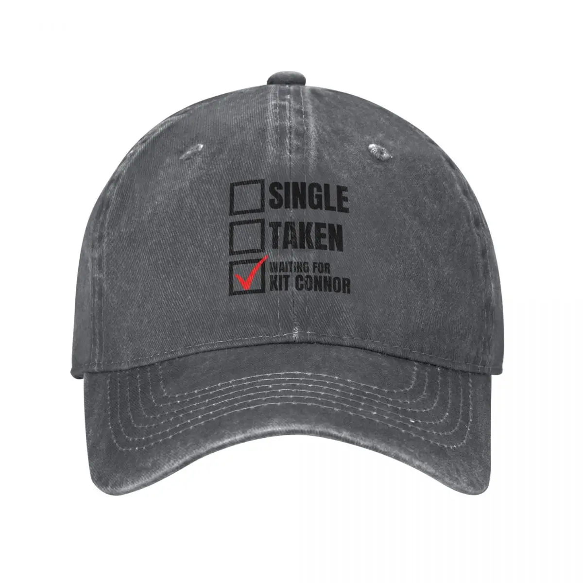 Relationship Status - Waiting for Kit Connor Baseball Cap Big Size Hat hard hat Hats Woman Men's