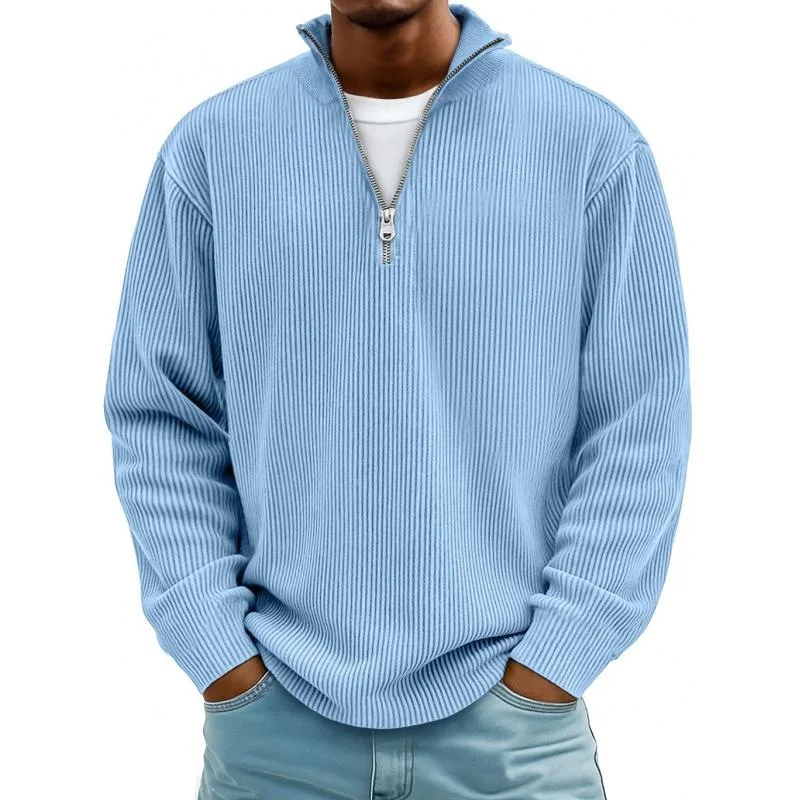 

Men's Corduroy Zip Light Velvet Zip Shirt Cross-Border Deformation Resistant Hooded Spring Summer Autumn Animal Pattern