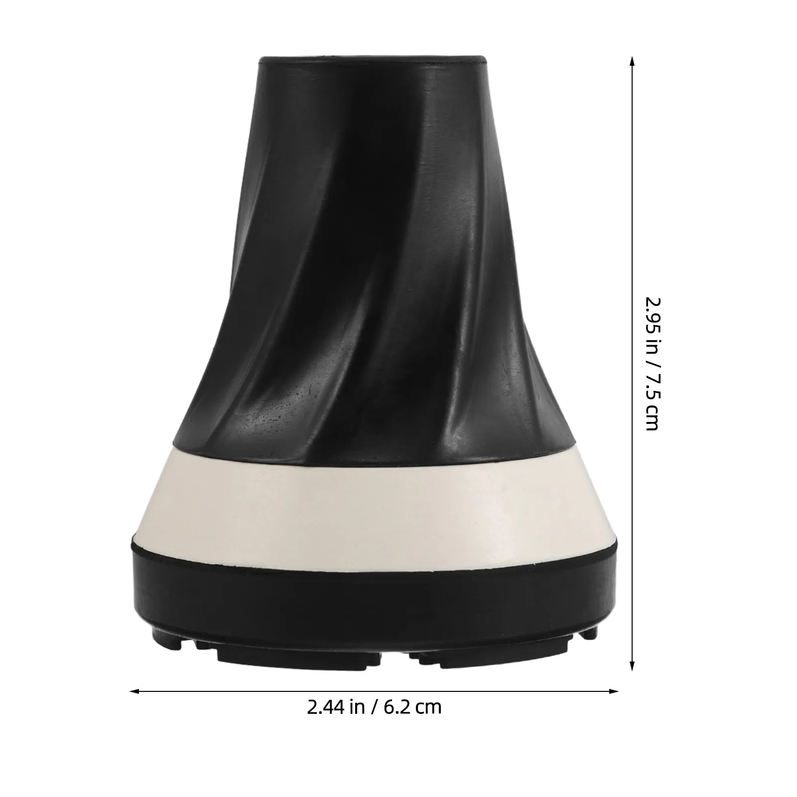Rubber Cane Tips Replacement Walking Stick Tips Replacement For Seniors Heavy Duty Wide Base Foot Pad Antislip