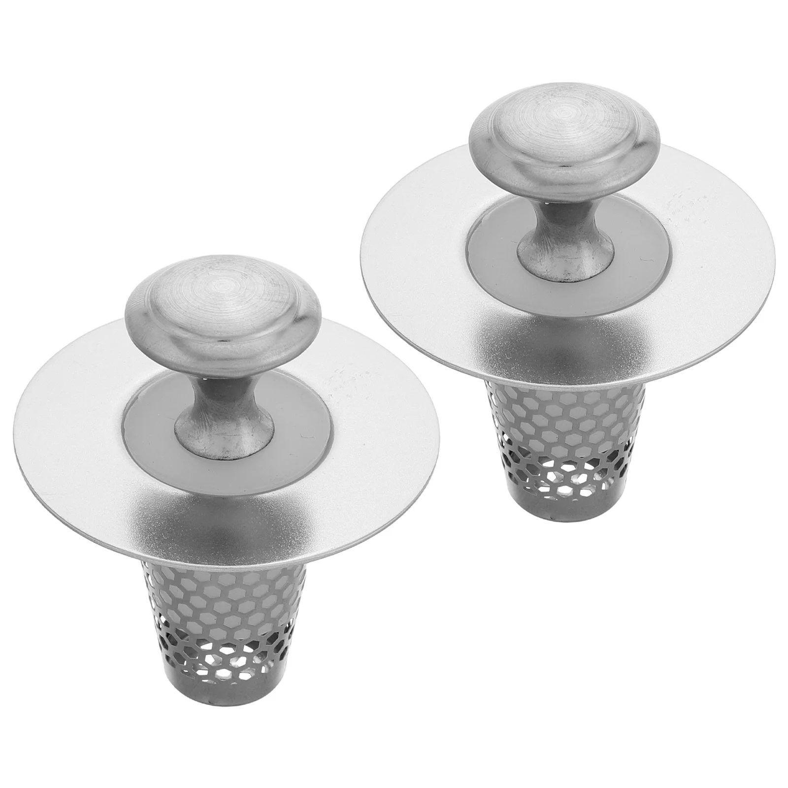 

2 set Sink Drain Strainer Filter High Efficiency Mesh For Kitchen Bathroom Tub Shower Silicone Replacement Stopper