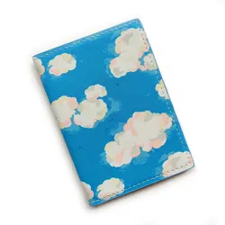 Travel PU Leather Passport Cover Business Women Men Card Holder Passport Holder