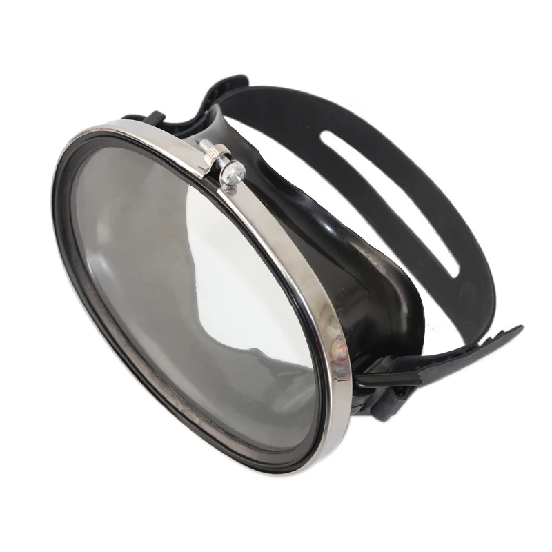 Underwater Diving Goggles High Definition Anti Fog Half Face Glasses Lens Comfortable Mirror Strap Swim Accessories