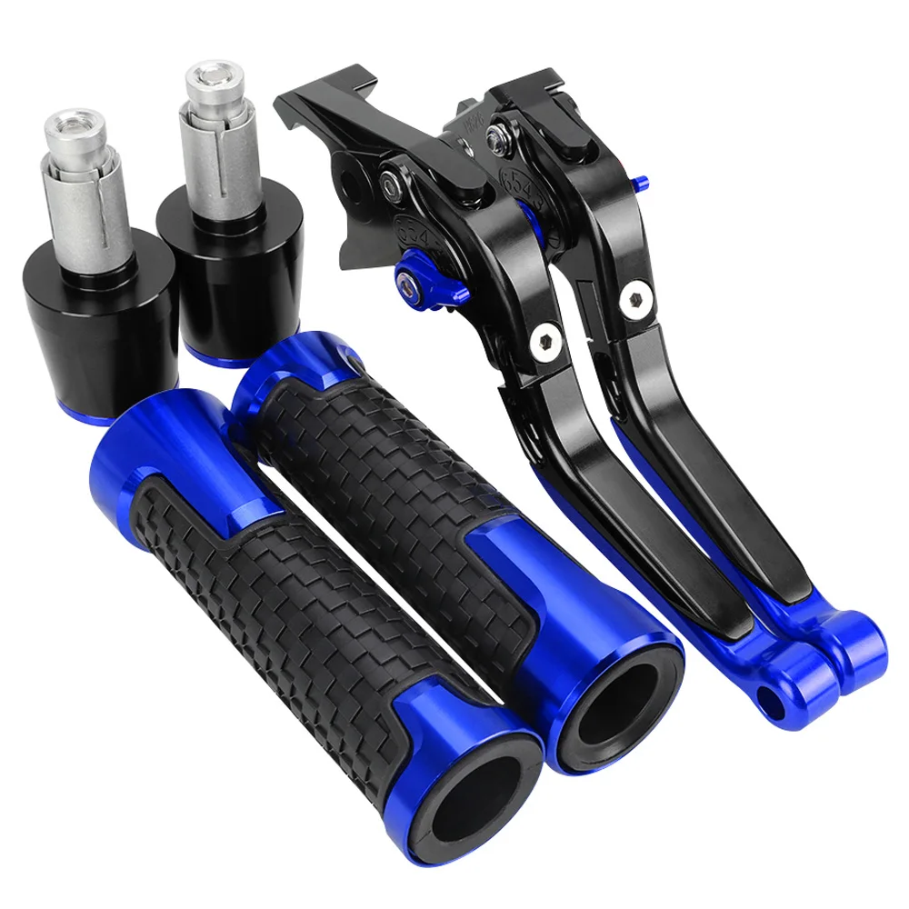 

For YAMAHA TENERE700 2019 2020 2021 TENERE 700 Motorcycle CNC Aluminum Adjustable Brake Clutch Levers Handlebar Hand Grips Ends