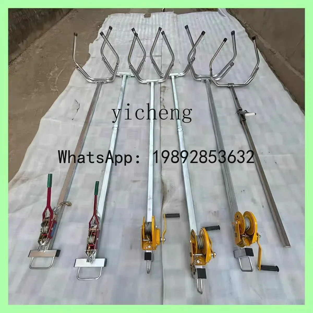 Forceps Kebidanan Sapi ABB, Baja Anti Karat, Tebal, Kasar, untuk Kebidanan Sapi Betina, Alat Kedokteran Hewan