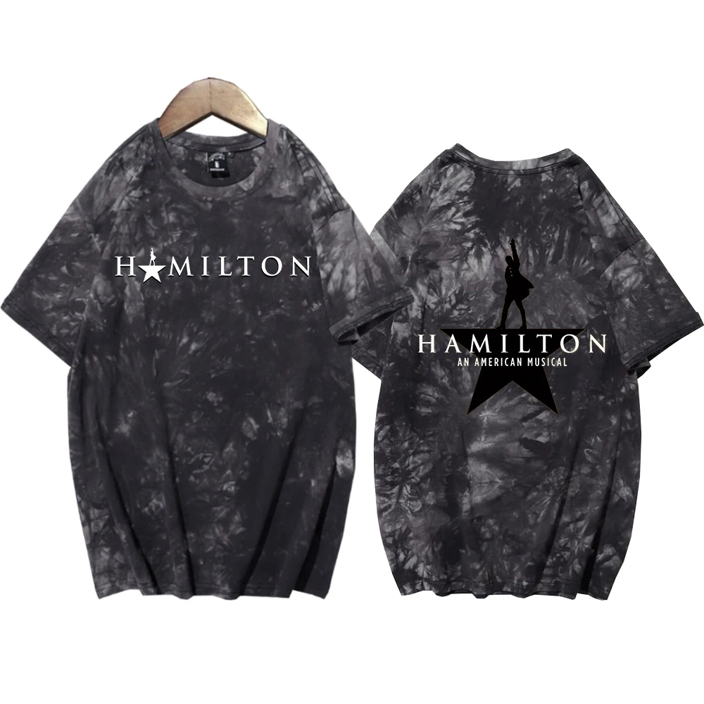 

Hamilton: An American Musical Original Broadway Cast Tie Dye Shirts Unisex Round Neck Short Sleeve T-shirt