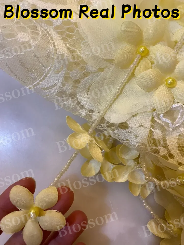 Abiti da ballo in pizzo a maniche lunghe abiti da sera con collo alto a fiori coda rimovibile foto reale abito da festa formale abiti para mujer