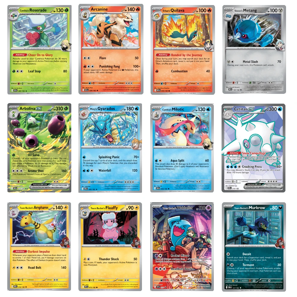 360 Pcs/Set Pokemon Card SCARLET&VIOLE Series Journey Together Prismatic Evolutions Destined Rivals English Transaction Cards