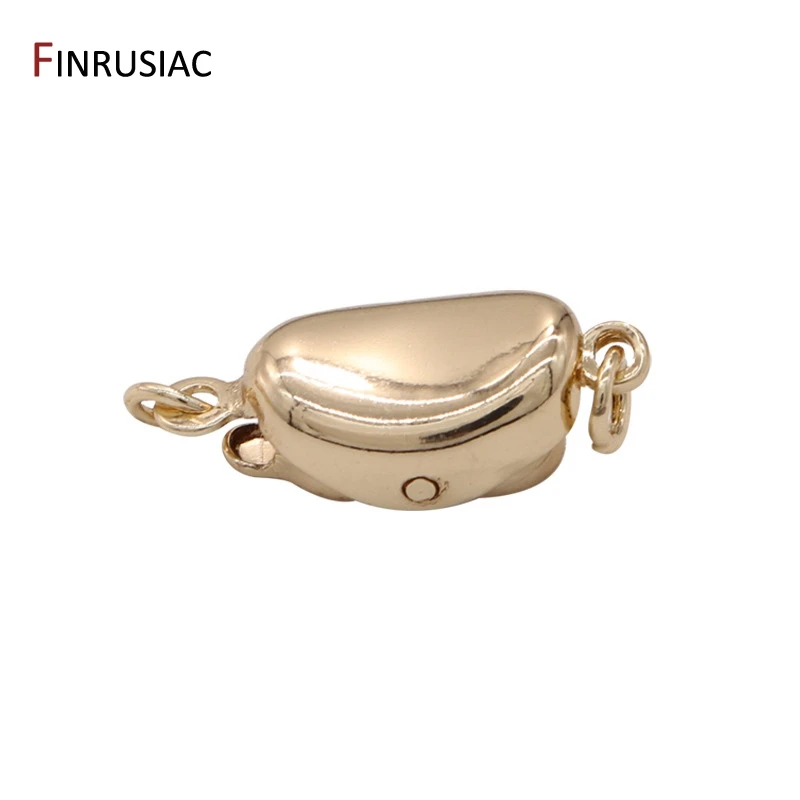 

замок для бижутерии,застежка для бижутерии,фурнитура для украшений,3/5шт,латунь,позолота 14K