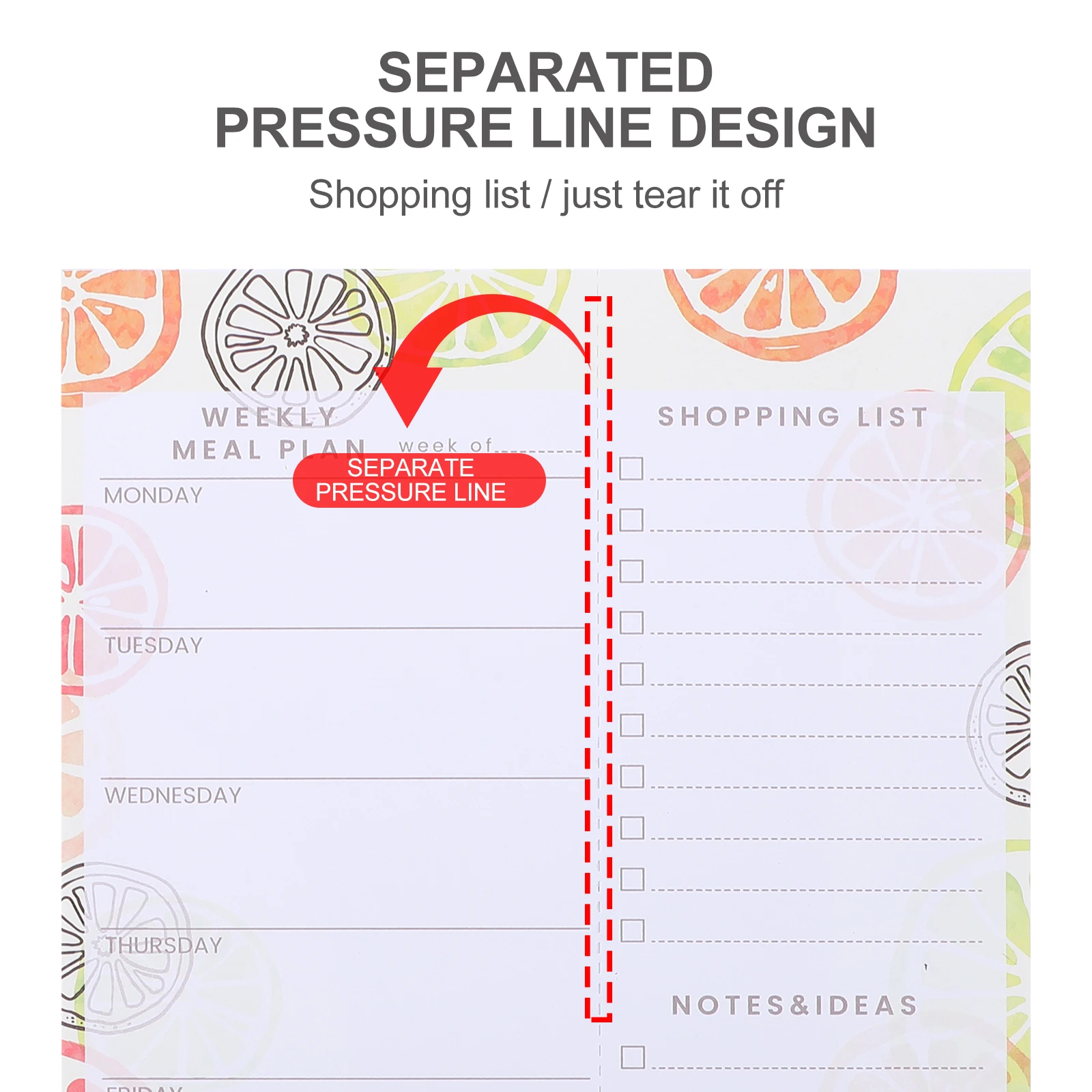 Magnetic Notepad Schedule Shopping List Fridge Note Magnet Thick Notebook Premium Quality Safe Daily Use Gift