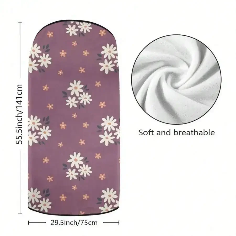 

2Pcs Floral Car Seat Cover Protector Front Seats Waterproof Sweat Towel For Gym Running Beach Hiking