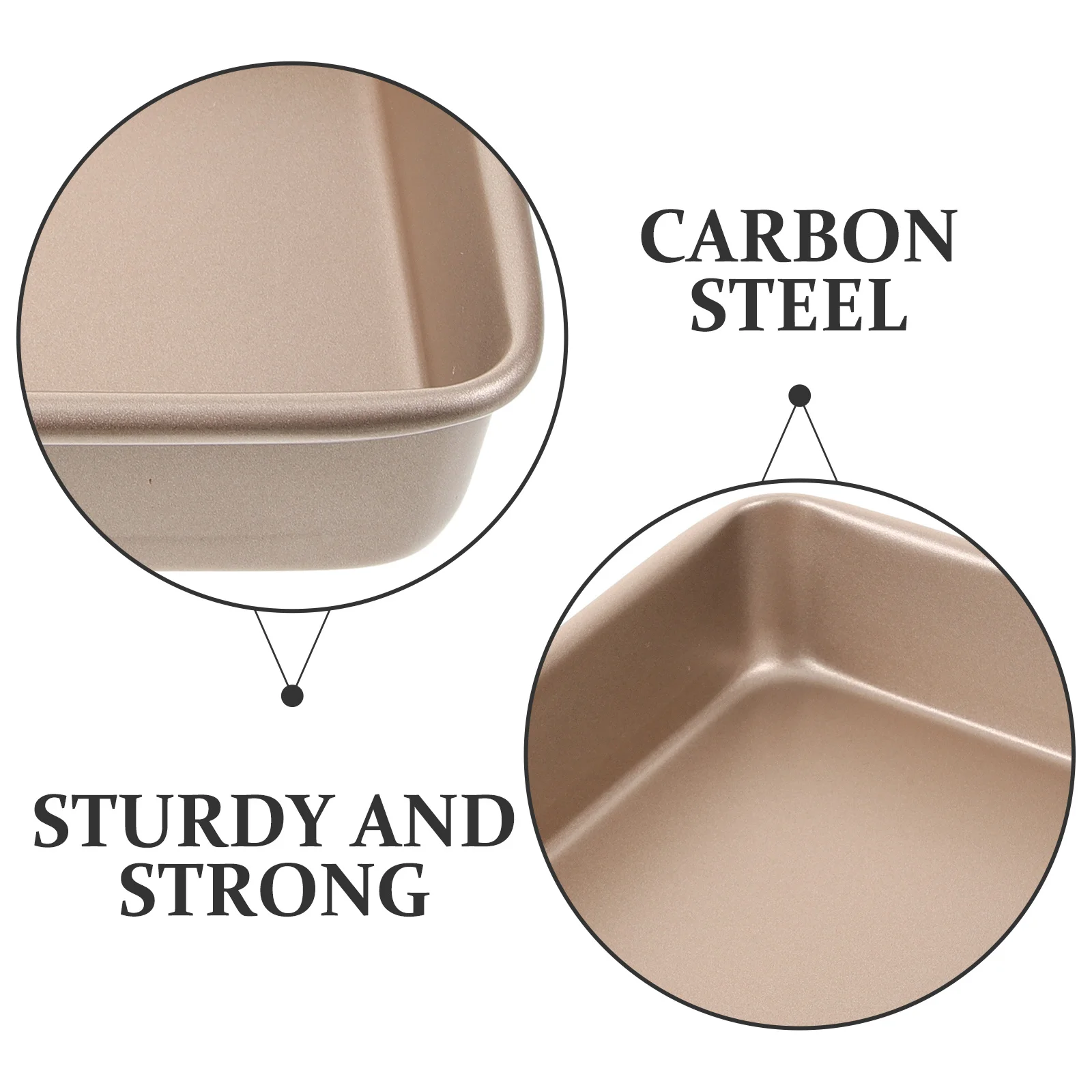 

Rectangle Baking Pan Carbon Steel Heavy Duty Non-Stick Kitchen Bakeware For Cake Cookie Toast Dessert Reusable Baking Tray