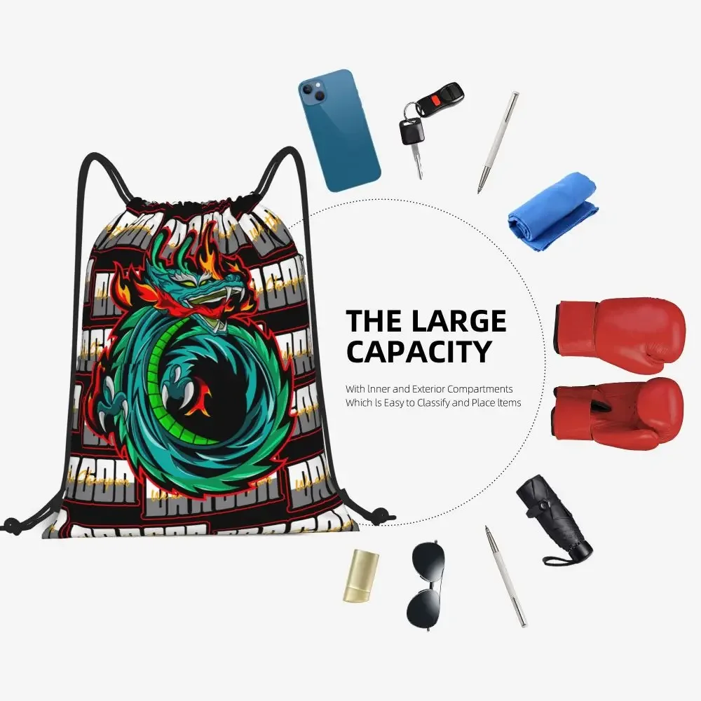 Personalized Customize School Backpack, Picture Customize Back To School Bag,Lightweight Drawstring Pocket Back To School Anime