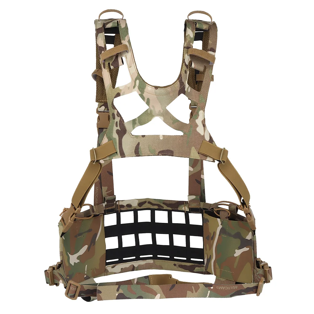 Taktyczna lekka kamizelka myśliwska MOLLE Chest Rig Multi-mission Convertible Load Plate Carrier Akcesoria Sprzęt Airsoft