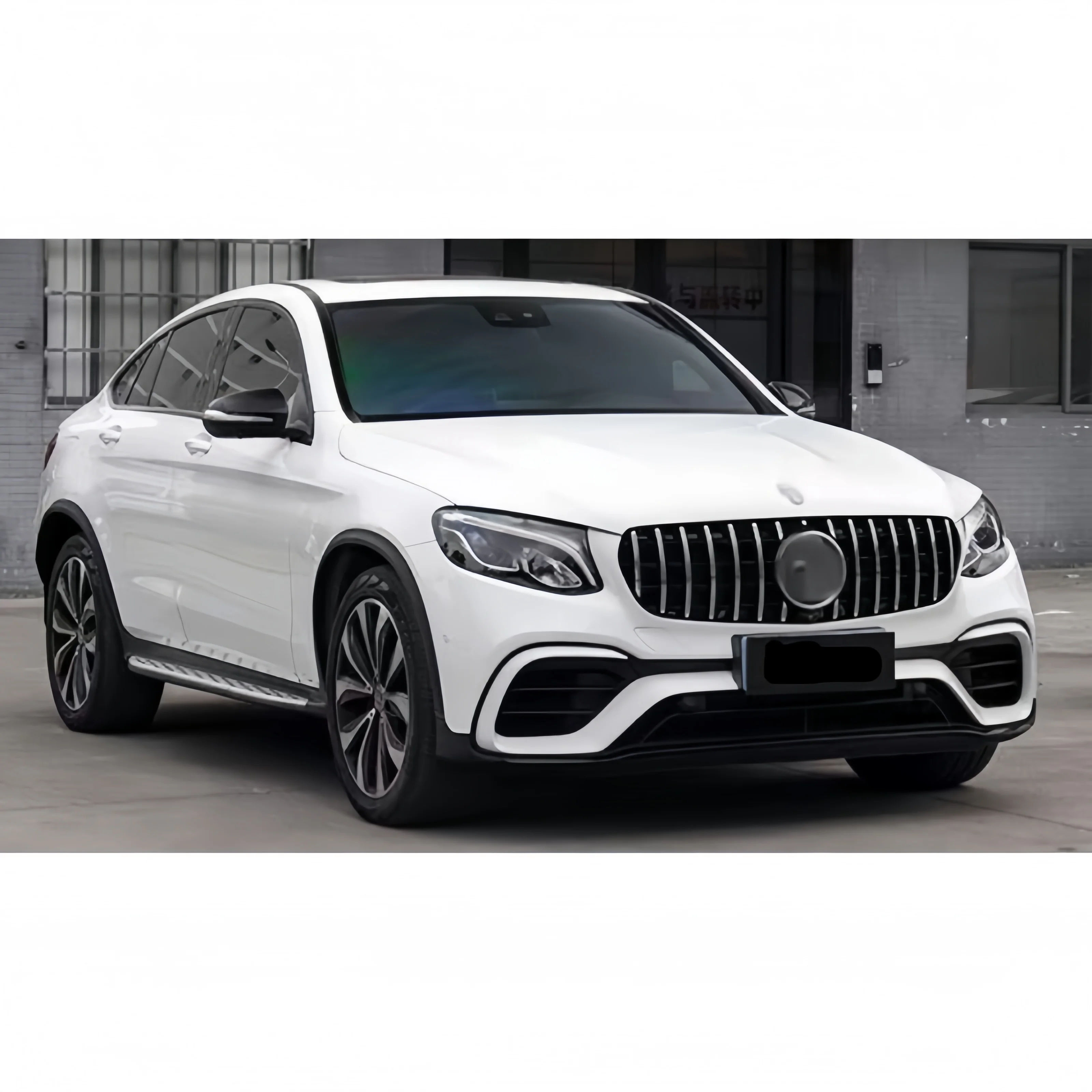 Cc car New Upgrade Facelift Front Rear Diffuser PP Exhaust GLC63 Style Body Kit For GLC X253 C253 2015-2019 2