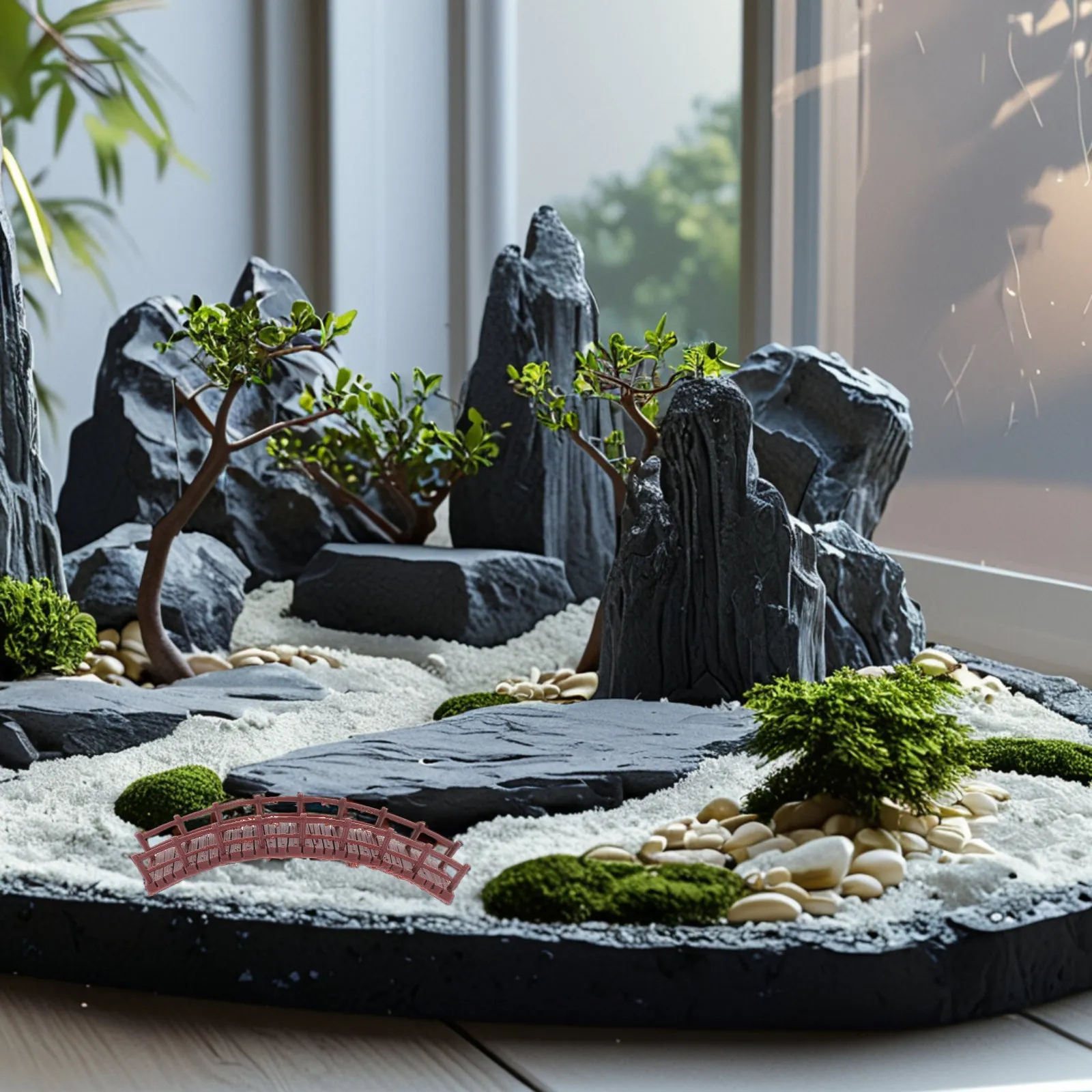 Vintage Chinese Architecture M - огляд і ціна Mini Bonsai Zen Garden