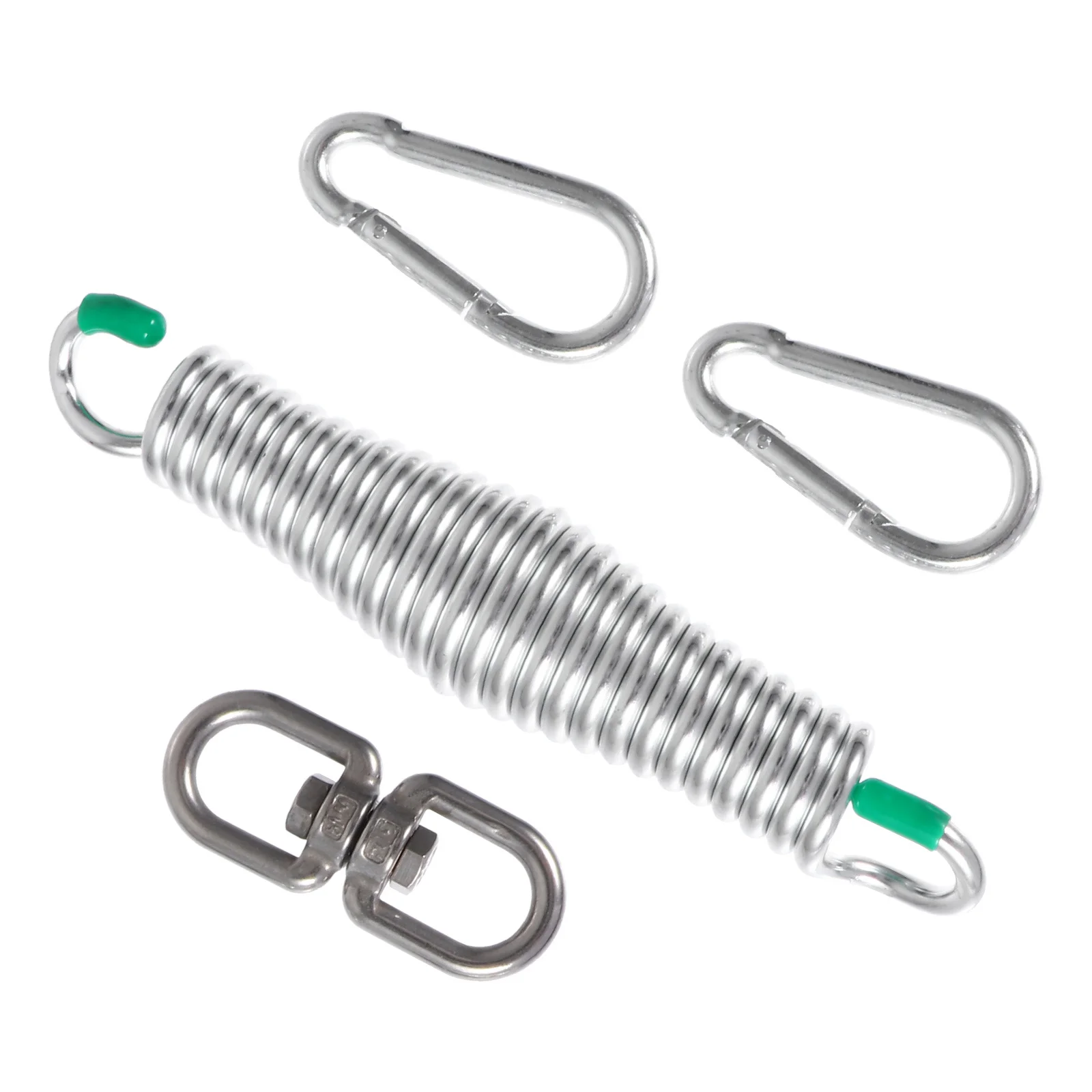 

1Set Durable Hammock Spring Heavy Duty Stainless Steel Outdoor Swing Hanging Kit Rust Proof Strong Load Capacity