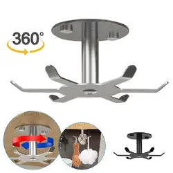 Tool Parts Stainless Steel Utensil Holder 6 Hooks Hanging Kitchen Utensils  Coffee Mugs Towels Keys Bags Bathroom Storage