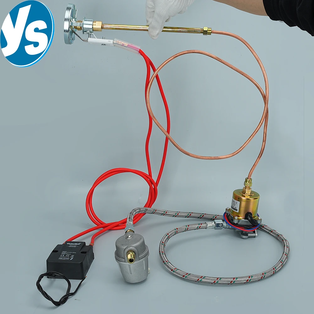 Diesel Burner Ignition System: High Voltage Transformer, Igniter, Flame stabilizer, Electromagnetic Pump for Heavy Oil