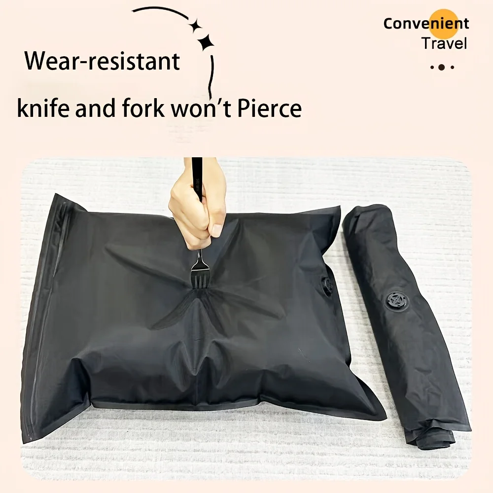 أكياس مفرغة أكياس تخزين بلاستيكية كبيرة لتخزين الملابس والبطانيات المضغوطة وأغطية الحقائب الفارغة وإكسسوارات أكياس تعبئة السفر