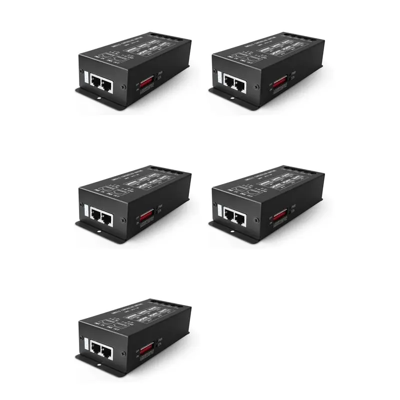 -[A51I Digital]5X DMX512 H807 RGB LED Controller DMX WS2811 WS2812B WS2813 Pixels Led Strip Controller DMX Stage Light 1024Pixel