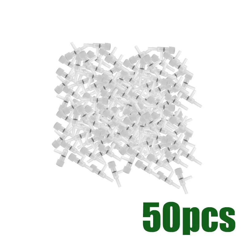 Transparente 1/4'' Biegung Pfeil Tropfer Regulierung Micro Tropf Bewässerung Kit Garten Wasser Anschluss 4/7mm Schlauch Tropfer Gewächshaus