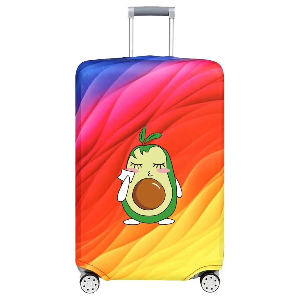 18-32 Inch Luggage Cover Stretch Fabric Suitcase Protector Case Avocado Series Baggage Dust Case Covers Luggage Compartment