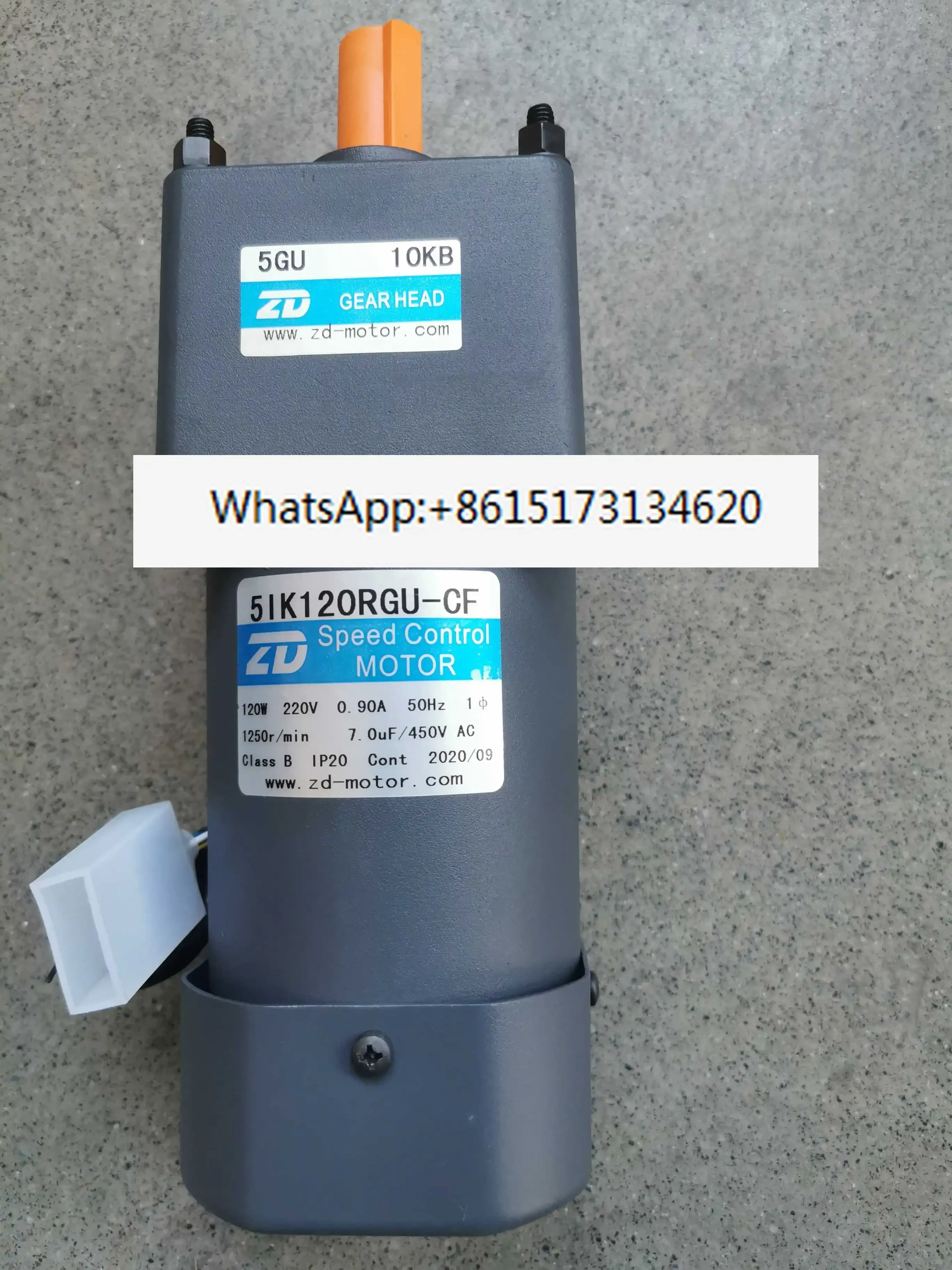 Zhongda ZD 5IK120RGU-CF/5GU 10KB 220V 120W speed regulating motor shaft 15mm