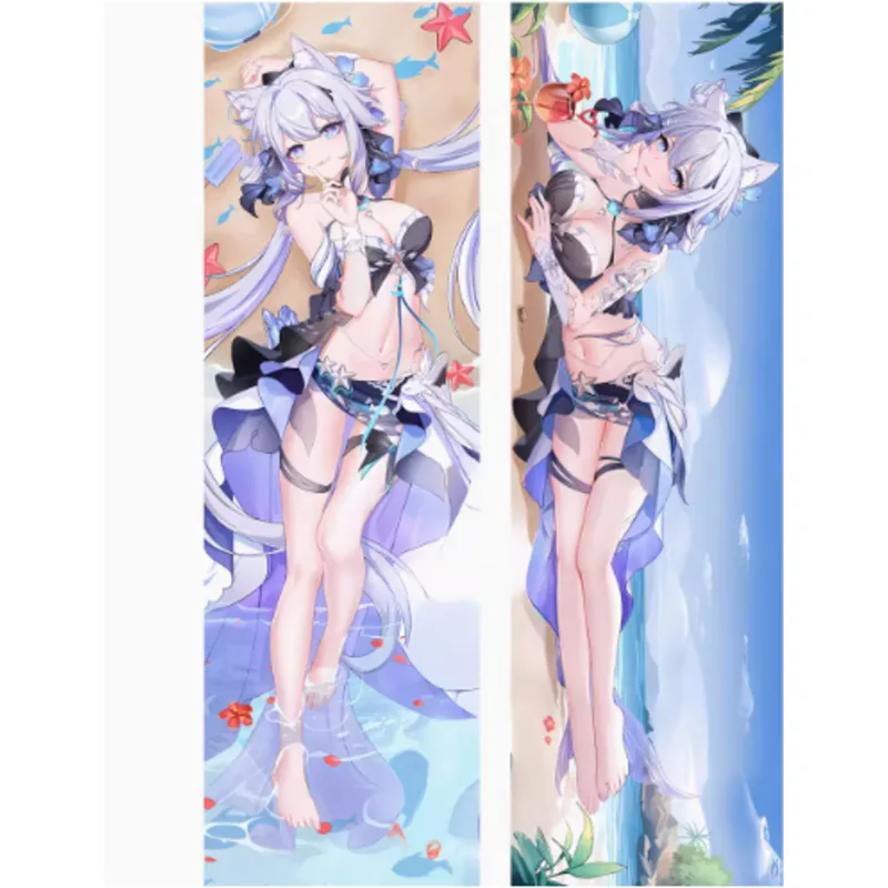 Anime Honkai Impact 3 Kiana Kaslana Sexy Dakimakura Hing Body Pillow Case Cover Pillowcase Cushion Bedding Gifts MLCY