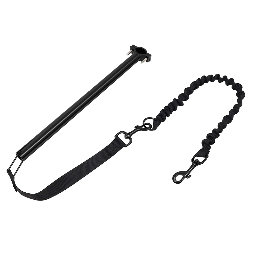 

Bicycle Dog Walker Leash for Bike Riding Pet Supplies Black Durable Nylon Adjustable Length Outdoor Hiking Jogging Travel Dog
