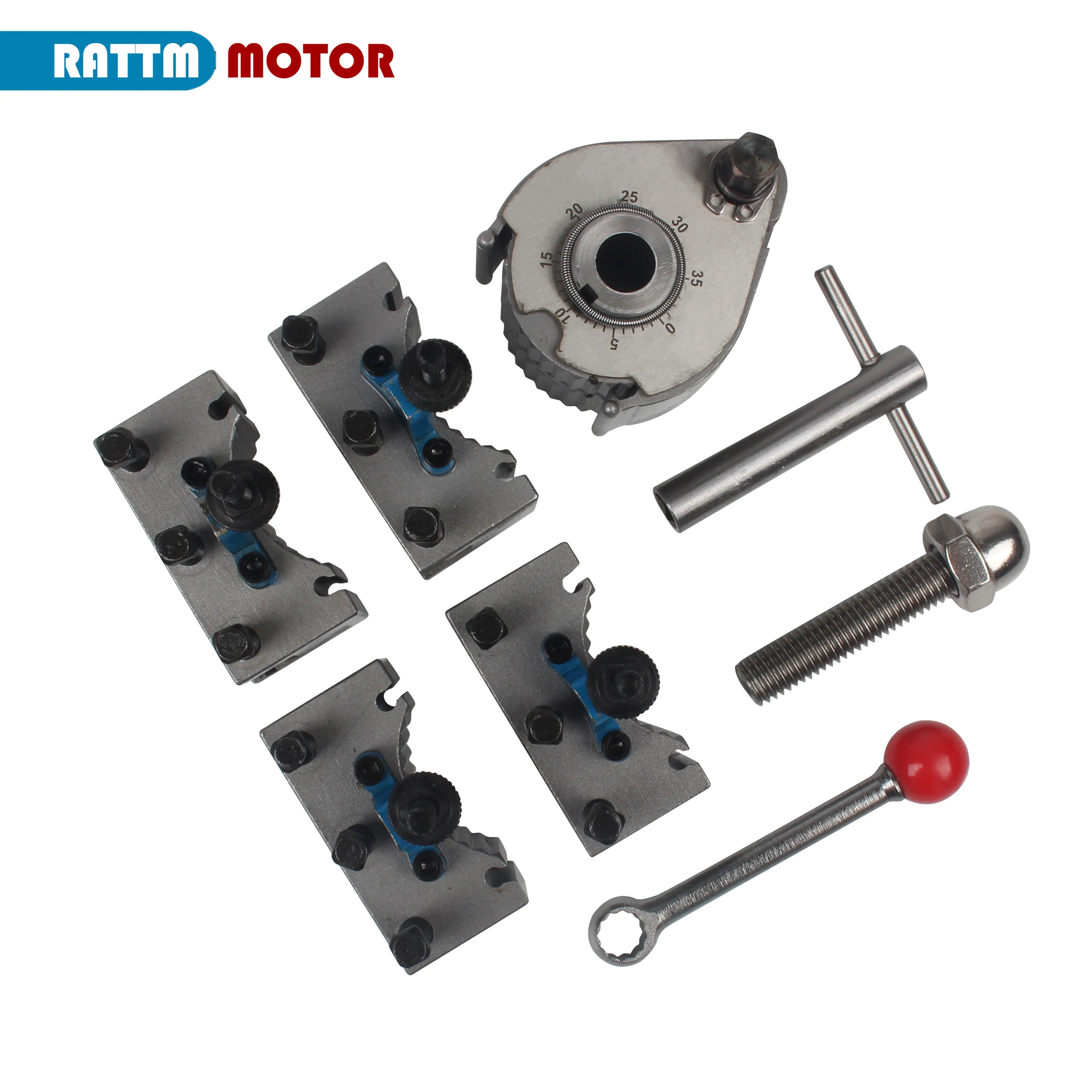 45#Steel AaPlus European Quick Change Tool Holder, Quick Lock Tool Holder Suitable for CD-210V MX-210V WM-210V Lathe Accessories