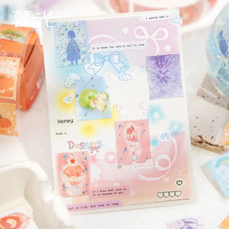 Depicting Beautiful Series Stickers Tape Retro Handmade DIY Tape Stickers