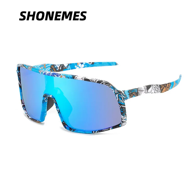 Image of SHONEMES Polarisierte Radfahrer-Sonnenbrille für Herren, Sport, Klettern, Reiten, Damen-Sonnenbrille, Outdoor, Berg, UV400-Schutzbrille
