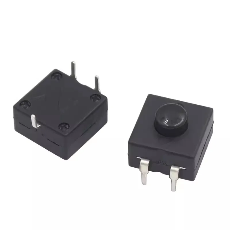 2PCS Flashlight switch button self-locking patch in line small switch accessories Power switch micro pressing type