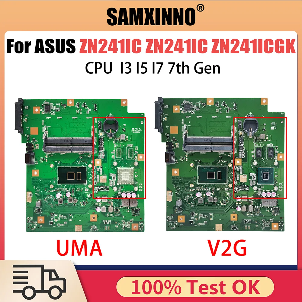 

ZN241IC Notebook Motherboard For ASUS Zen AiO ZN241IC ZN241ICGK all in one Machine With I3 I5 I7 7th Gen CPU 940MX Fully Test