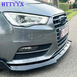 Fit For AUDI A3 8V 2012-2016 Sedan Car Front Bumper Splitter Lip Diffuser Body Kit Spoiler Guard(Not For S-Line MODELS)
