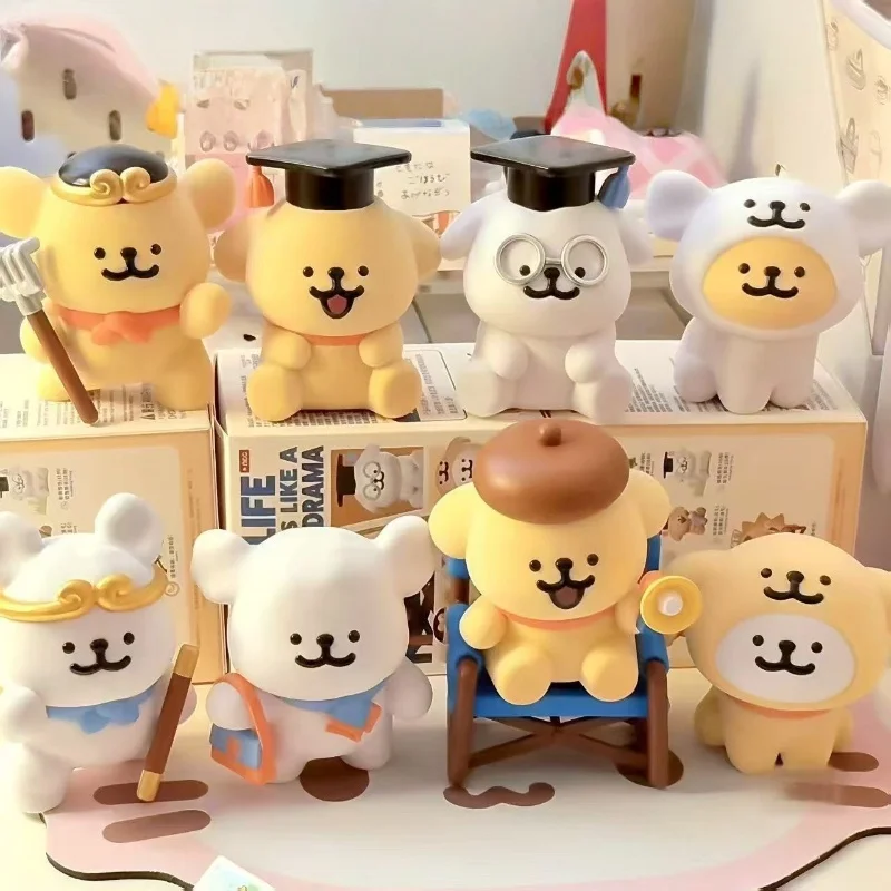 

В наличии Аутентичная линия Puppy Life Theater слепая коробка загадочная кукла милое животное модное игровое украшение для рабочего стола модные подарки