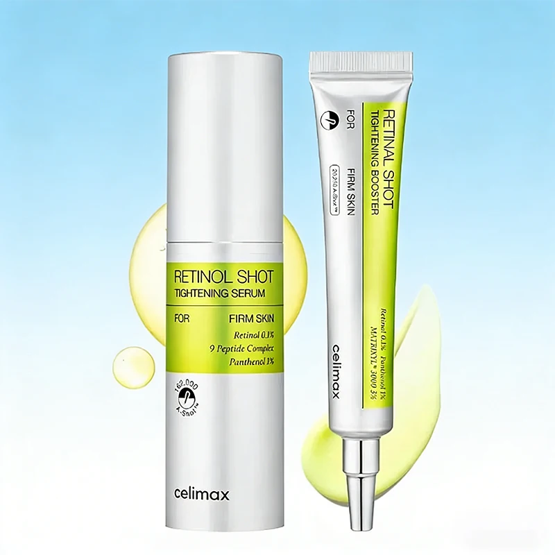 

Retinol Essence Micro Needle Shrinks Pores Tightens Elasticity Lightens Wrinkles Stays Up Late Repairs and Resists Early Aging