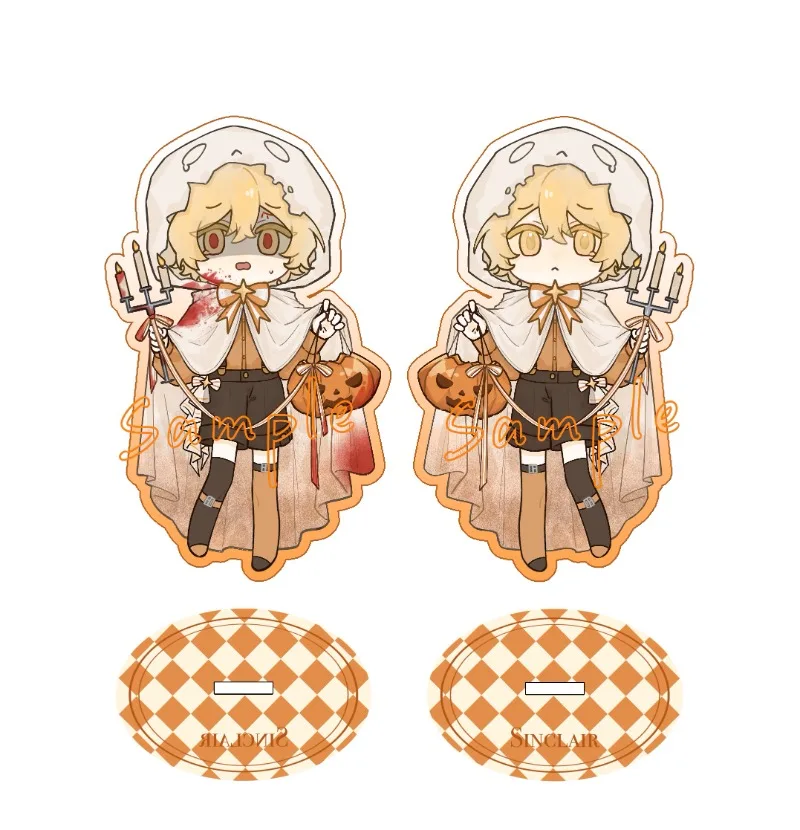 Limbus Company Plate Desk Decor All Saints Day Standing Kromer Model Collection Ornament Accesorios Demian Acrylic Doll Sinclair