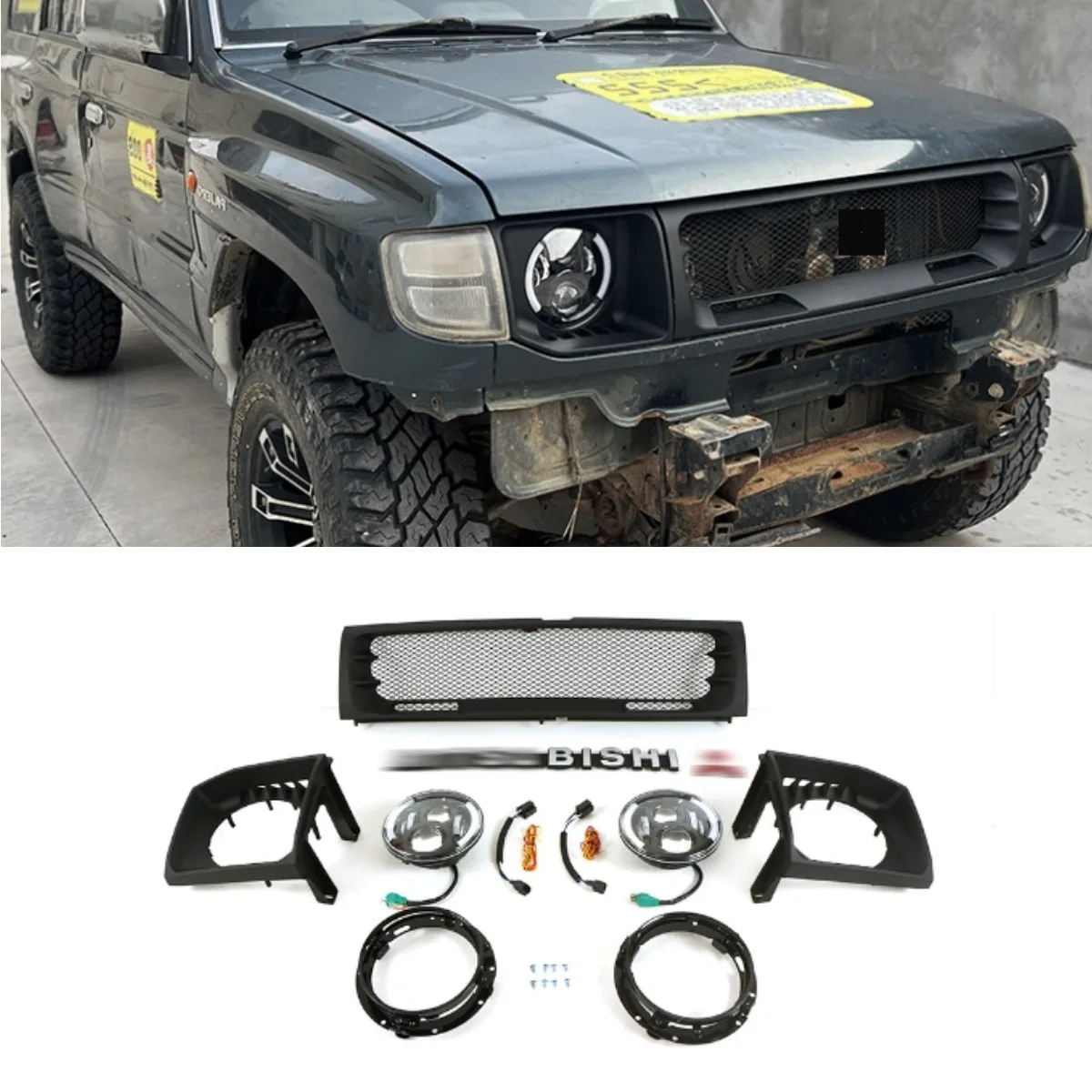 Car Bumper Grill Fr… - image