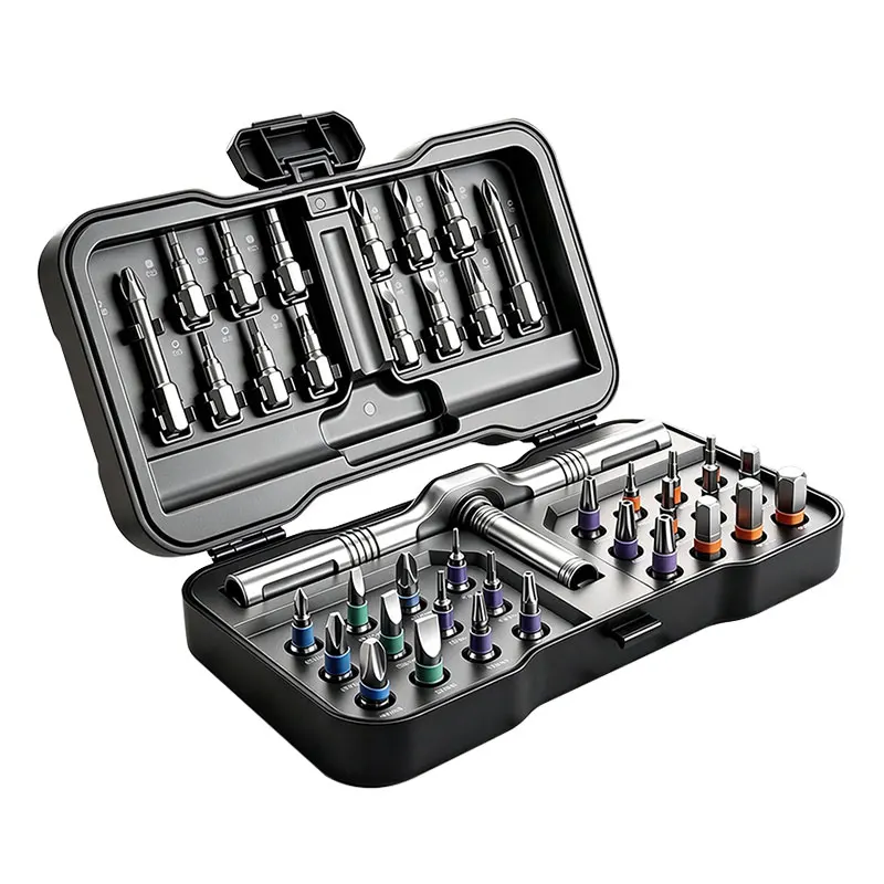 Magnetic Ratchet Screwdriver Set 38-In-1 Screwdriver Set Hand Tool Ratchet Magnetic Set Switch Knob