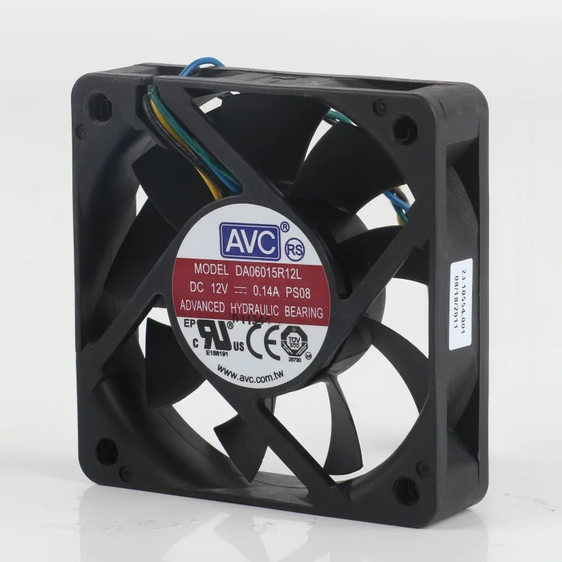 DA06015R12L Original AVC 6015 12V 0.14A 6CM PWM chassi Ventilador de resfriamento silencioso 60*60*15MM