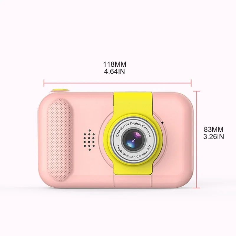 Kinderen Camera 2.4in Ips Scherm 180 ° Flip Lens Selfie Digitale Cam Voor 4 Tot 12 Jaar Oude Kid Kerst Verjaardagscadeau Speelgoed Voor Kinderen