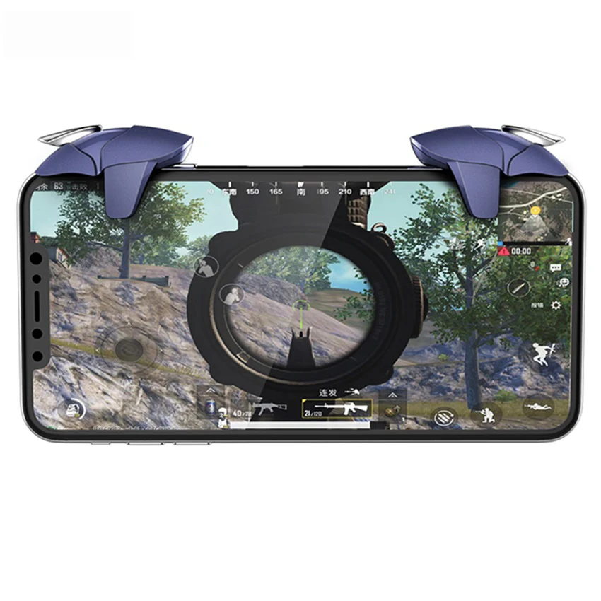 Diseño de tiburón para PUBG, Mando de juegos móvil, mando L1R1, juego para teléfono móvil, tirador, botón disparador
