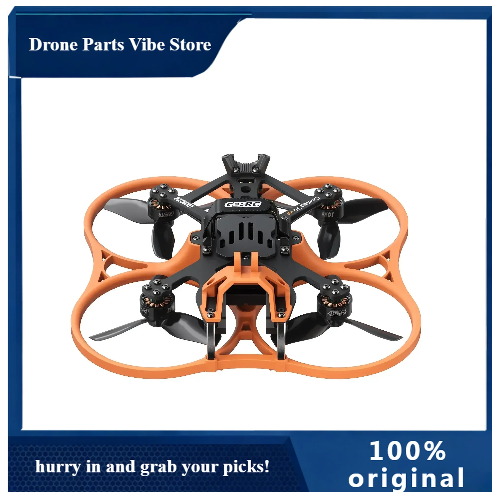 

Комплекты питания APGEPRC Cinelog30 V3 (без видеопередатчика Cam VTX) - F722 45A AIO 1404 3850KV