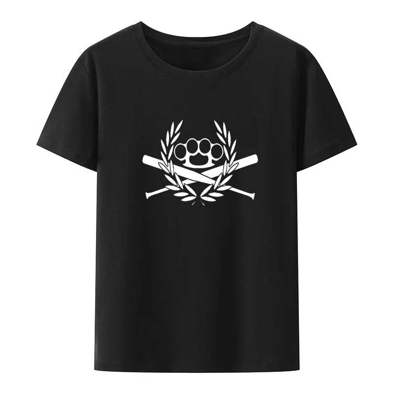 Skinhead 69 Laurel Leaf Short Sleeve Breathable Summer Creative Roupas Masculinas Men\'s Clothing Printed T-shirt Top Casual Tops