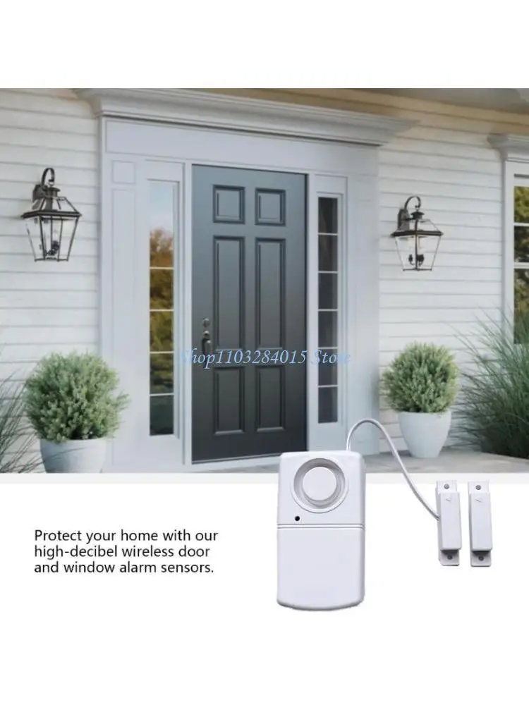 

R6FF Беспроводная охранная сигнализация для дверей и окон с магнитными датчиками, сигнализация 120 дБ