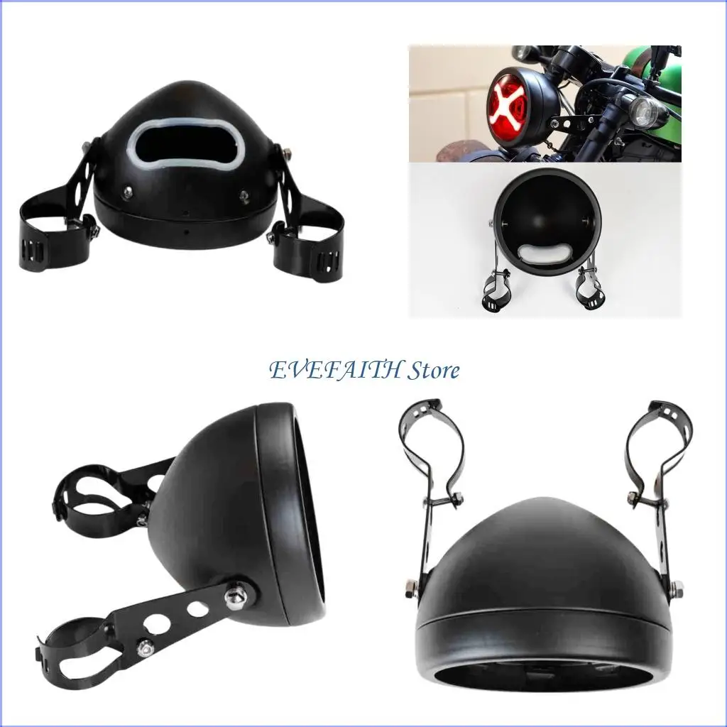 

124B High Brightness 5.75 Inch LED Headlight Shell For Motorcycle Featuring Iron Construction