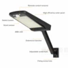 Applique Murale Solaire à LED pour l'Extérieur, Éclairage de Sécurité Étanche, avec Montage, Trois Modes % 2